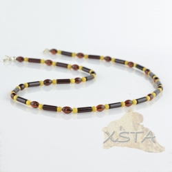 Men's amber necklace